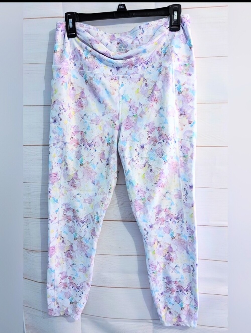 ❤️😍RBX Pastel Marble Print Kids Leggings in Pink, Purple, Blue, White Size XL